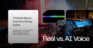 Real vs. AI Voice: 7 Forensic Signs to Stop Voice Cloning Scams