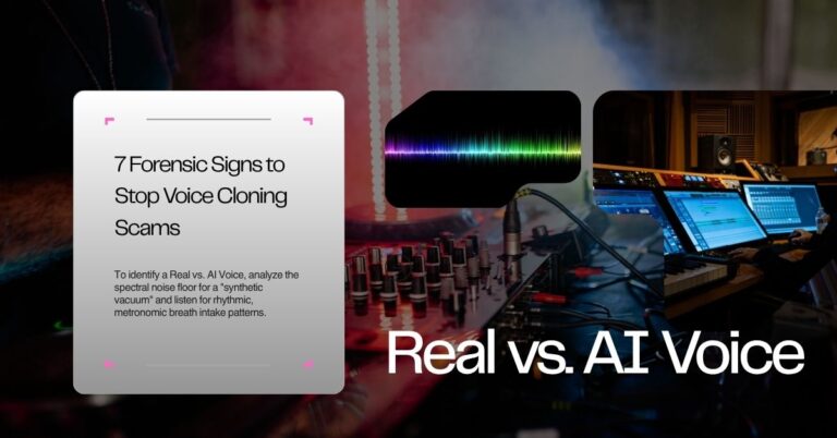 Real vs. AI Voice: 7 Forensic Signs to Stop Voice Cloning Scams