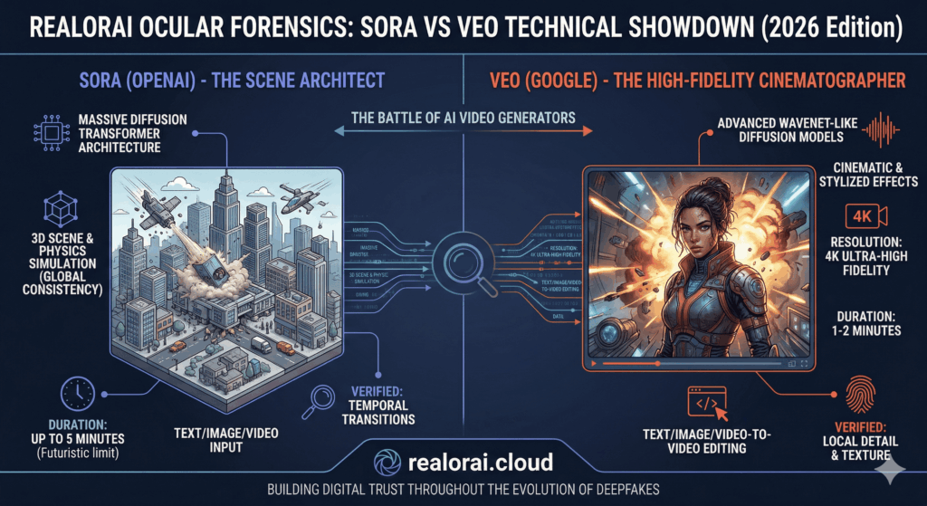 realorai-cloud-sora-vs-veo-technical-comparison-deepfake-video-detection-2026